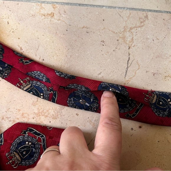 James Windsor 100% Silk Tie Mens Size 55" x 4" Golf Theme - Picture 4 of 8